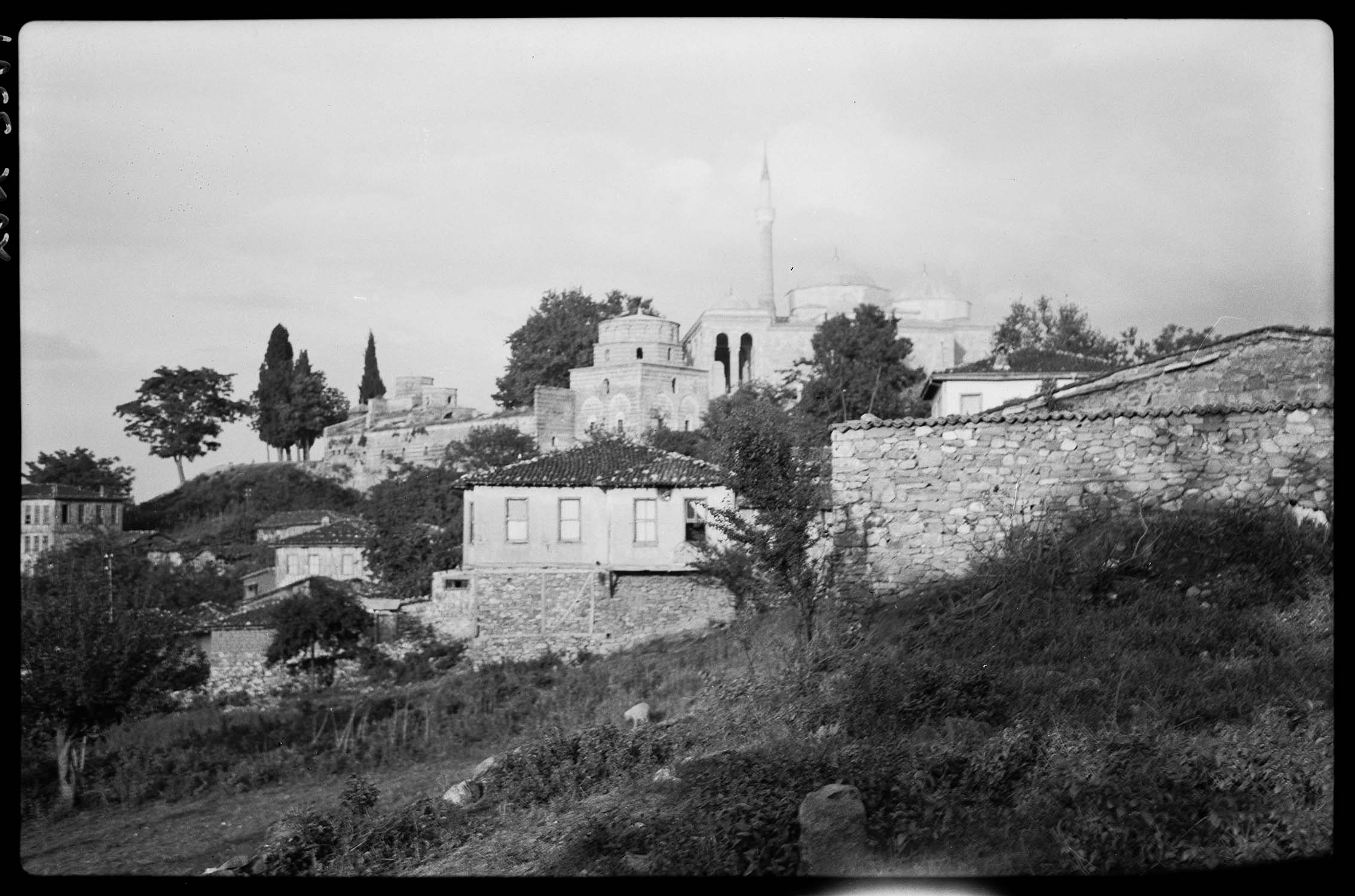 Vue générale du complexe, avec la mosquée et la medrese